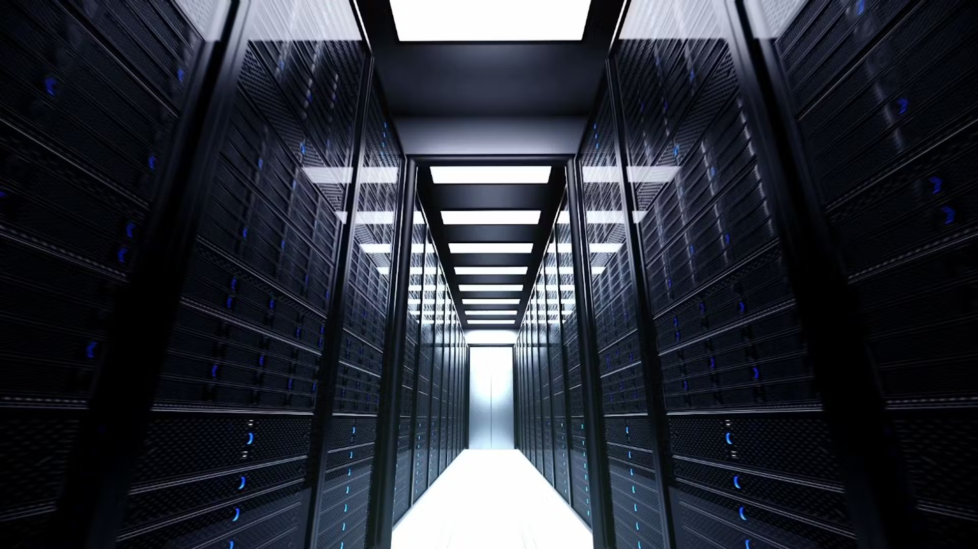 Allée de datacenter de secours